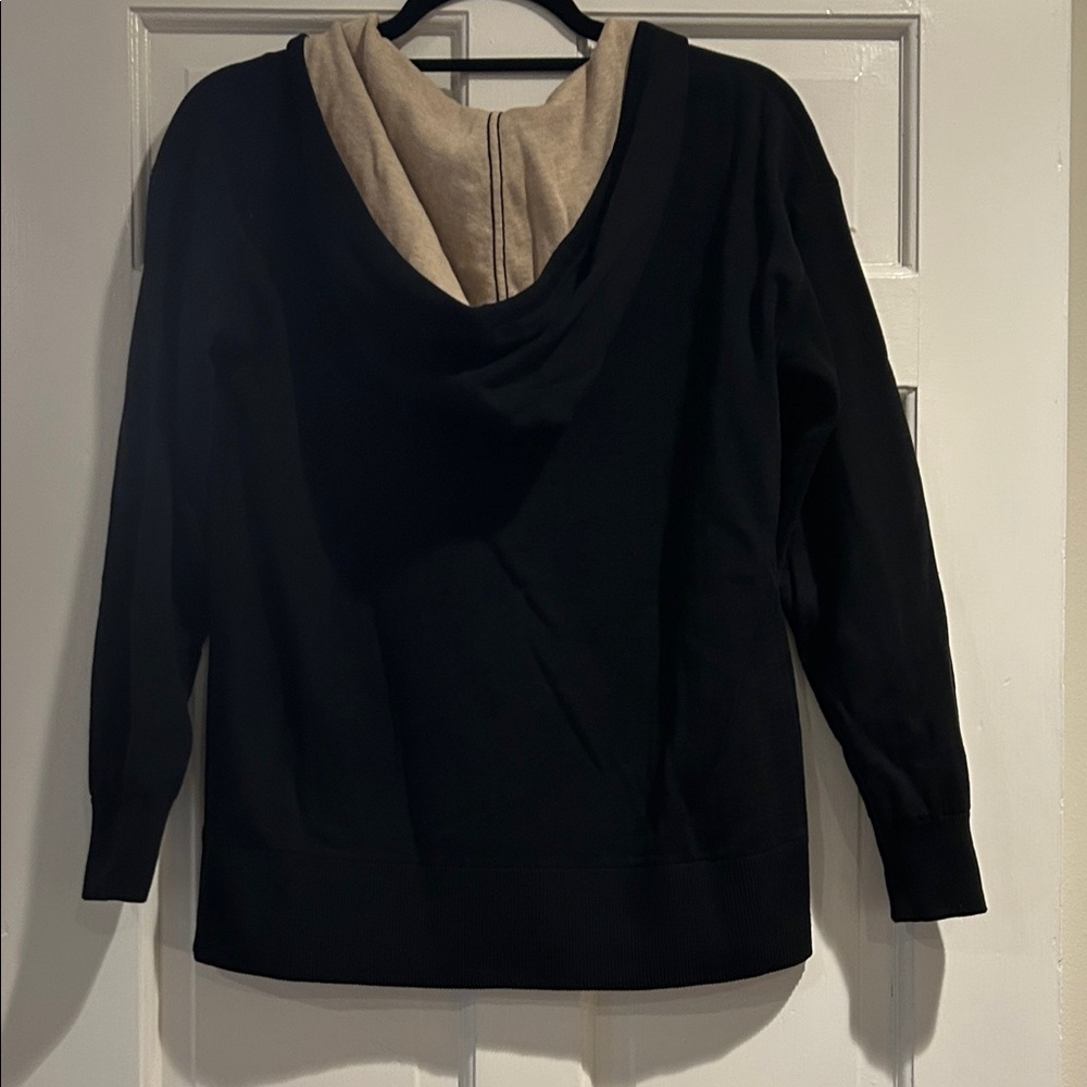 Banana Republic Black Zip-Up Hoodie - Picture 2 of 3